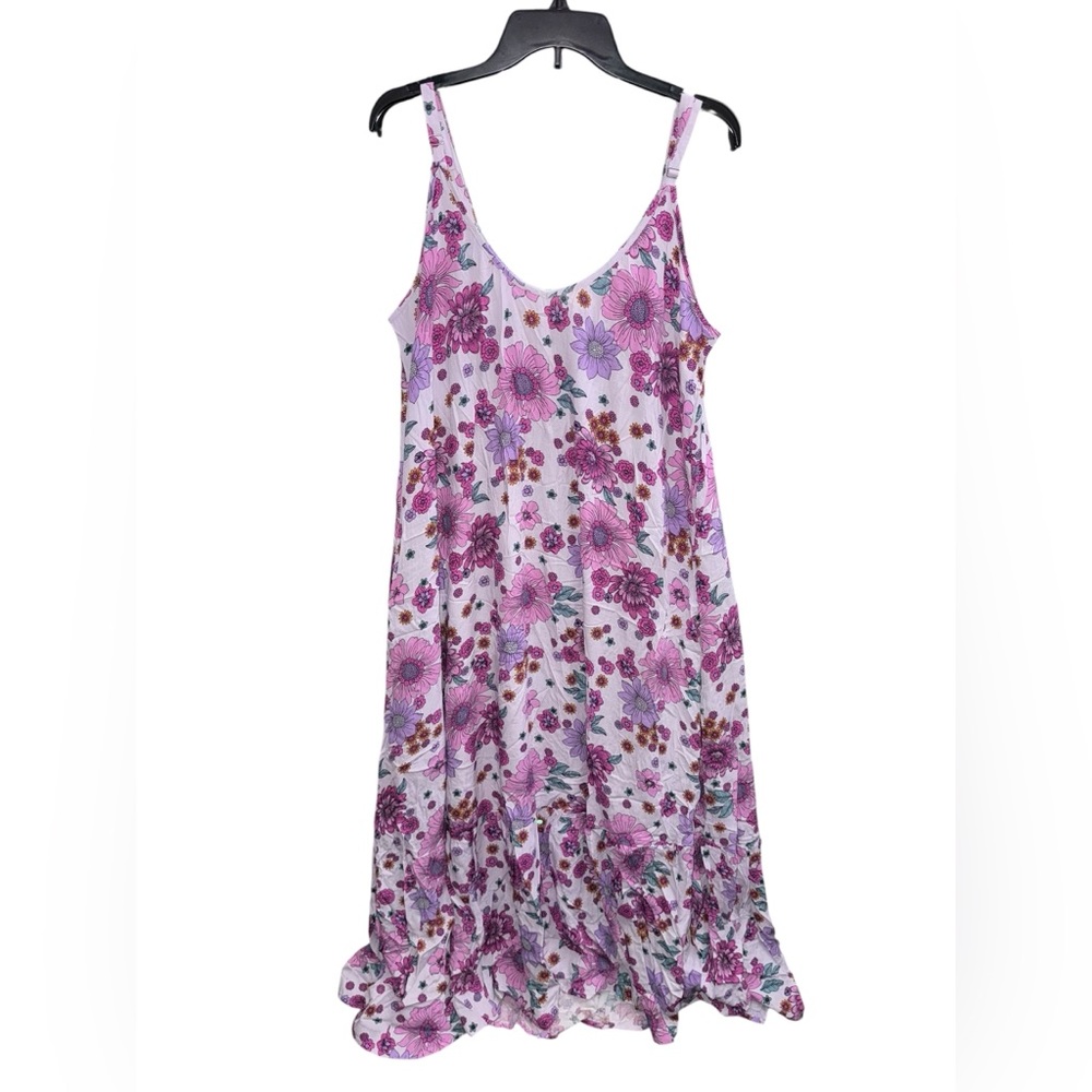 Label Of Love Pink & Purple Maxi Dress Size Large
